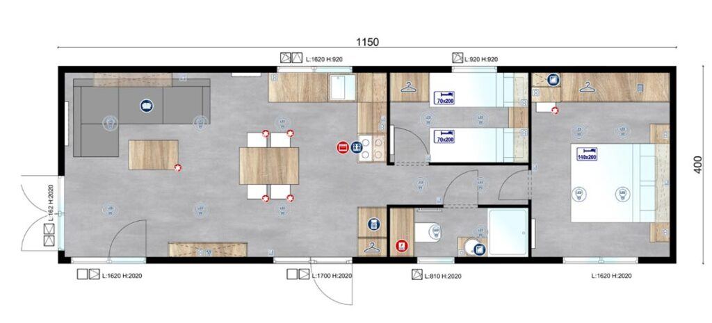 Mobile home minihus